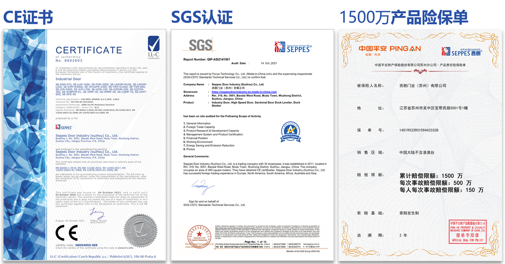 卸货平台的CE与SGS认证 卸货平台的CE与SGS认证